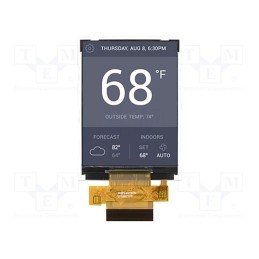 1 pcs x DISPLAYTECH - DT028CTFT - Display: TFT, 2.8', 240x320, Illumin: LED, Dim: 50x69.2x2.7mm