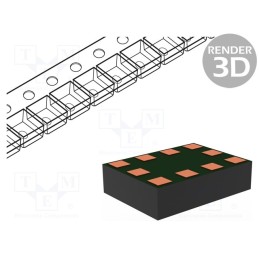 1 pcs x INFINEON TECHNOLOGIES - BGSX22G2A10E6327XTSA1 - IC: RF switch, DPDT, Ch: 2, ATSLP-10-2, 1.65÷3.4VDC, 0.1÷6GHz
