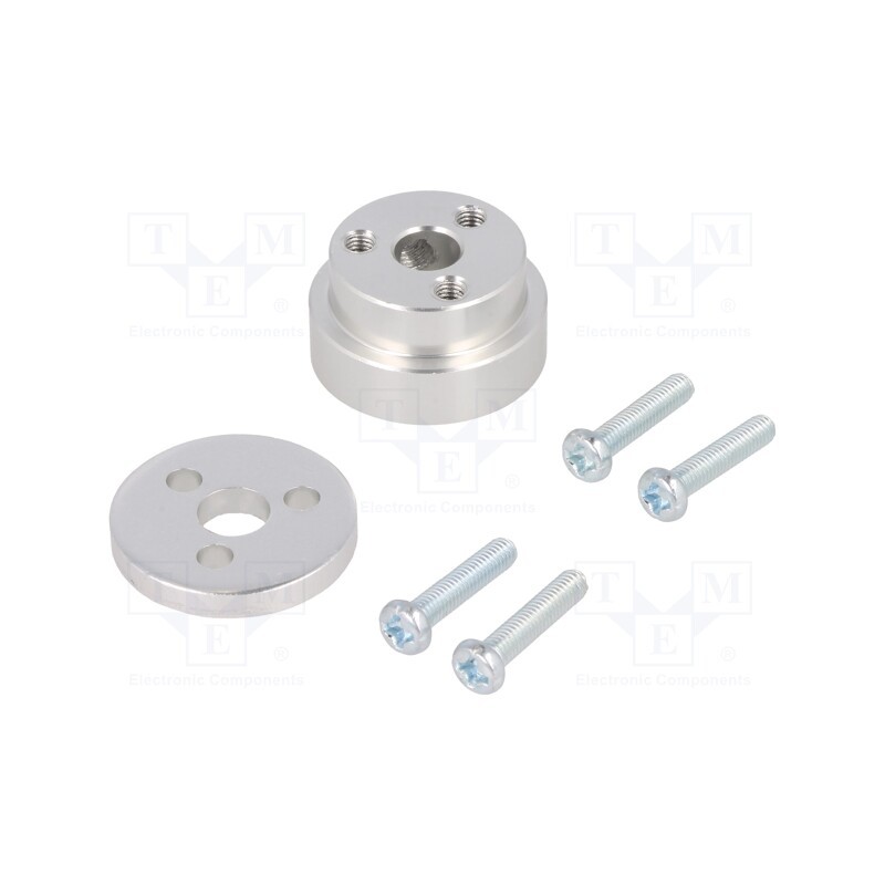 1 pcs x POLOLU - POLOLU-2674 - Bracket wheel, Kit: adapter,mounting screws, Shaft: D spring