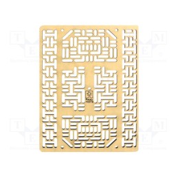 1 pcs x POLOLU - ROVER 5 EXPANSION PLATE RRC07B (WIDE) SO - Chassis, black, 172x127x3mm, acrylic