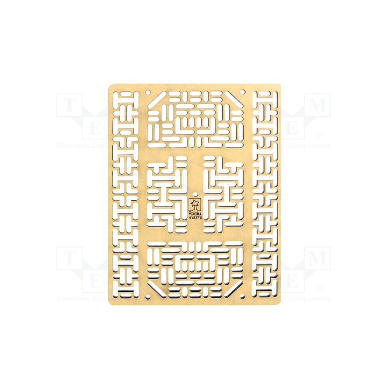 1 pcs x POLOLU - ROVER 5 EXPANSION PLATE RRC07B (WIDE) SO - Chassis, black, 172x127x3mm, acrylic