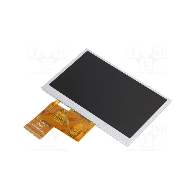 1 pcs x RAYSTAR OPTRONICS - RFE43BH-AIW-DNN - Display: TFT, 4.3', 480x272, Illumin: LED, Dim: 105.5x67.2x2.95mm