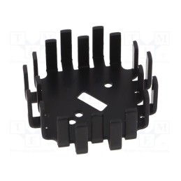 1 pcs x Advanced Thermal Solutions - ATS-PCBT1089 - Heatsink: extruded, U, TO3, black, L: 64mm, W: 64mm, H: 23.3mm, 2.6°C/W