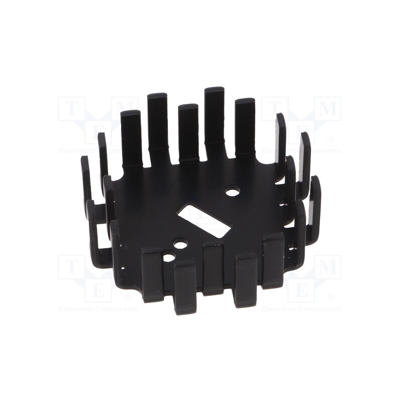 1 pcs x Advanced Thermal Solutions - ATS-PCBT1089 - Heatsink: extruded, U, TO3, black, L: 64mm, W: 64mm, H: 23.3mm, 2.6°C/W
