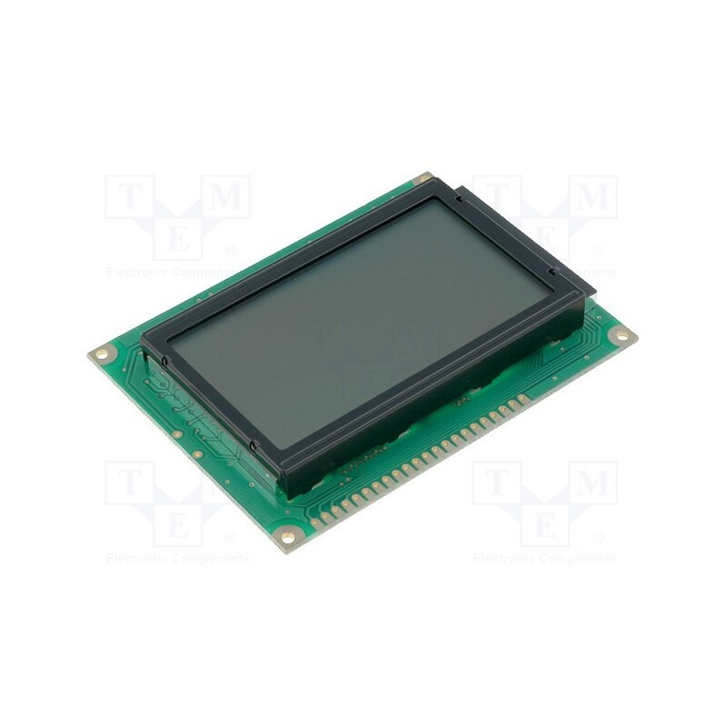 1 pcs x RAYSTAR OPTRONICS - RG12864A-GHC-V - Display: LCD, graphical, 128x64, STN Positive, gray, 93x70x13.6mm