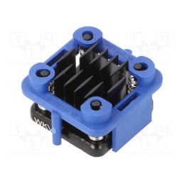 1 pcs x Wakefield Thermal - 901-19-1-12-2-B-0 - Heatsink: extruded, grilled, BGA, black, L: 19mm, W: 19mm, H: 11.6mm