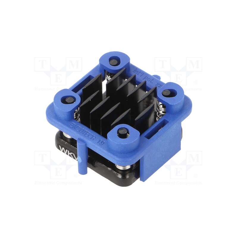 1 pcs x Wakefield Thermal - 901-19-1-12-2-B-0 - Heatsink: extruded, grilled, BGA, black, L: 19mm, W: 19mm, H: 11.6mm