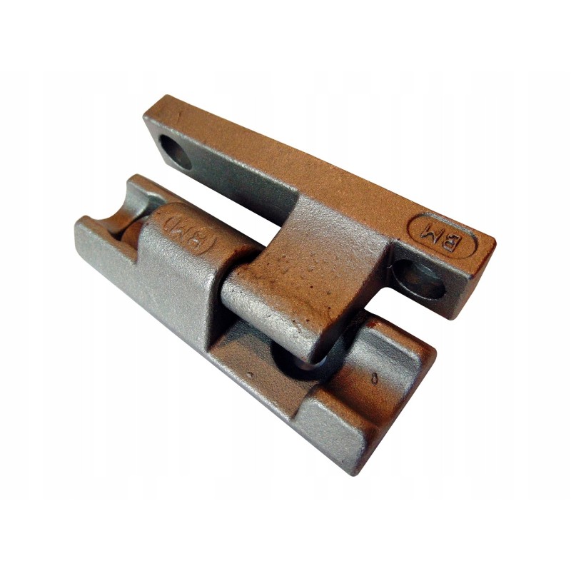 Aluminum side rail hinge L120, set for welding