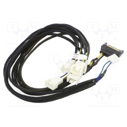 1 pcs x Akasa - AK-CBFA07-45 - Wire: for fan supplying, Plug: straight, 0.45m, splitter 5x