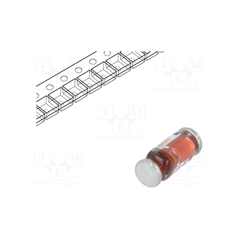 1 pcs x CDIL - LS4148 - Diode: switching, SMD, 100V, 300mA, 4ns, MELF quadro, Ufmax: 1V