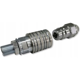 Euro long quick connector set, socket plug M22