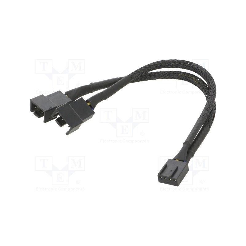 1 pcs x Akasa - AK-CBFA04-15 - Wire: for fan supplying, Plug: straight, 0.15m, splitter 2x