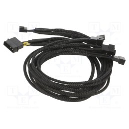 1 pcs x Akasa - AK-CBFA03-45 - Wire: for fan supplying, Plug: straight, 0.45m, splitter 5x