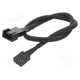 1 pcs x Akasa - AK-CBFA01-30 - Wire: for fan supplying, Plug: straight, 0.3m, extender