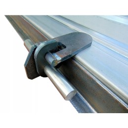 Bottom hinge, bottom discharge, set, diameter 25