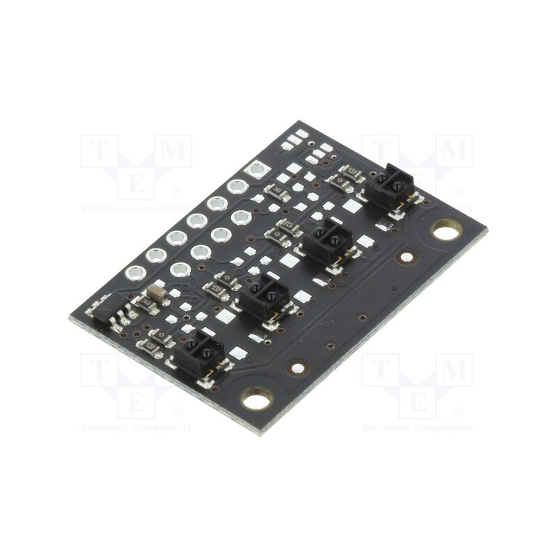 1 pcs x POLOLU - QTRX-MD-04A REFLECTANCE SENSOR ARRAY - Sensor: distance, reflective, 2.9÷5.5VDC, analog, Ch: 4, 29x20mm, MD
