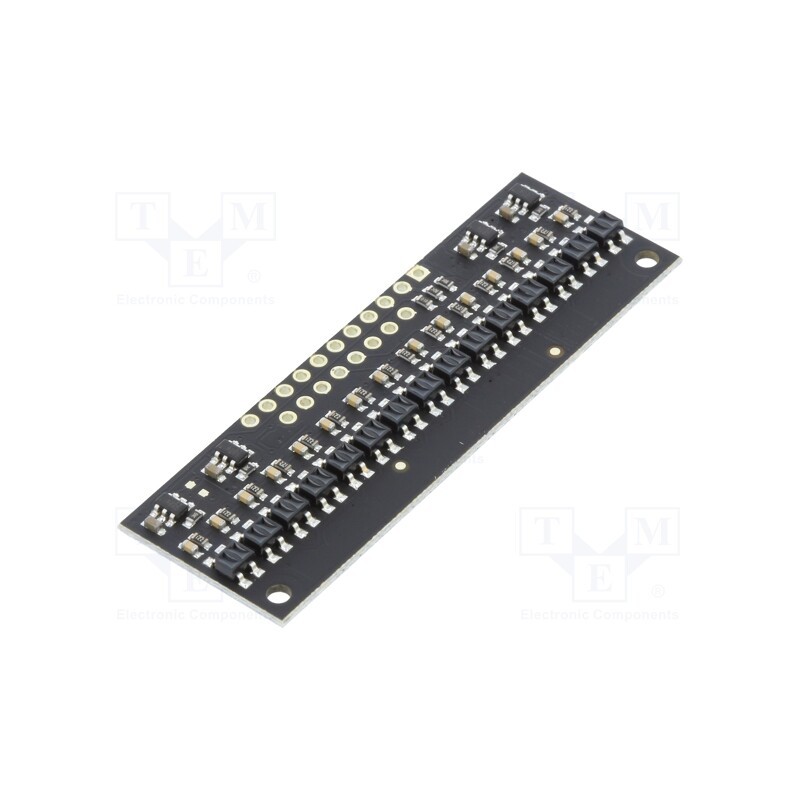 1 pcs x POLOLU - QTR-HD-15RC REFLECTANCE SENSOR ARRAY - Sensor: distance, reflective, 2.9÷5.5VDC, digital, Ch: 15, 61x20mm