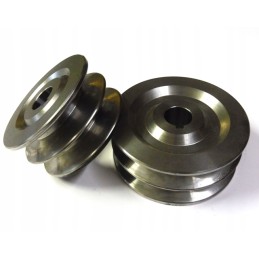 Pulley with 2 belts hb sr 80 fi 28 steel