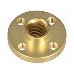 1 pcs x POLOLU - TRAVELING NUT FOR TR8×8(P2) THREADED ROD - Trapezoidal nut, Thread: M3, 8mm, Pitch: 8, POLOLU-2689