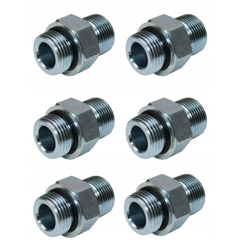 Connections to a 2-section hydraulic distributor, 80l