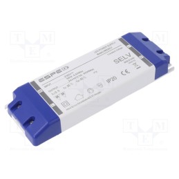 1 pcs x ESPE - LN6024CV - Power supply: switched-mode, LED, 60W, 24VDC, 2.5A, 220÷240VAC
