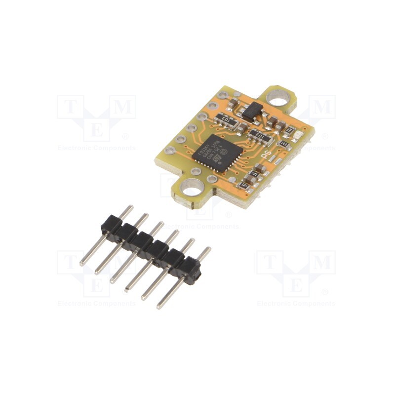 1 pcs x OKYSTAR - OKY3302 - Sensor: distance, laser, 3.3÷5VDC, I2C,UART, 0÷2m, IC: VL53L0X