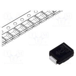 5 pcs x VISHAY - SS2H10-E3/52T - Diode: Schottky rectifying, SMD, 100V, 2A, SMB,