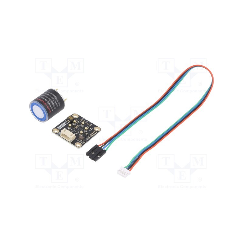 1 pcs x DFROBOT - SEN0472 - Sensor: gas level, ozone (O3), electrochemical, Gravity,I2C,UART