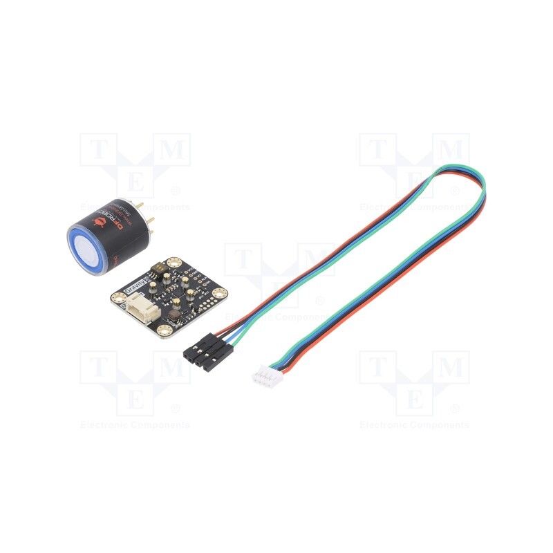 1 pcs x DFROBOT - SEN0471 - Sensor: gas level, nitrogen dioxide (NO2), electrochemical, 5mA