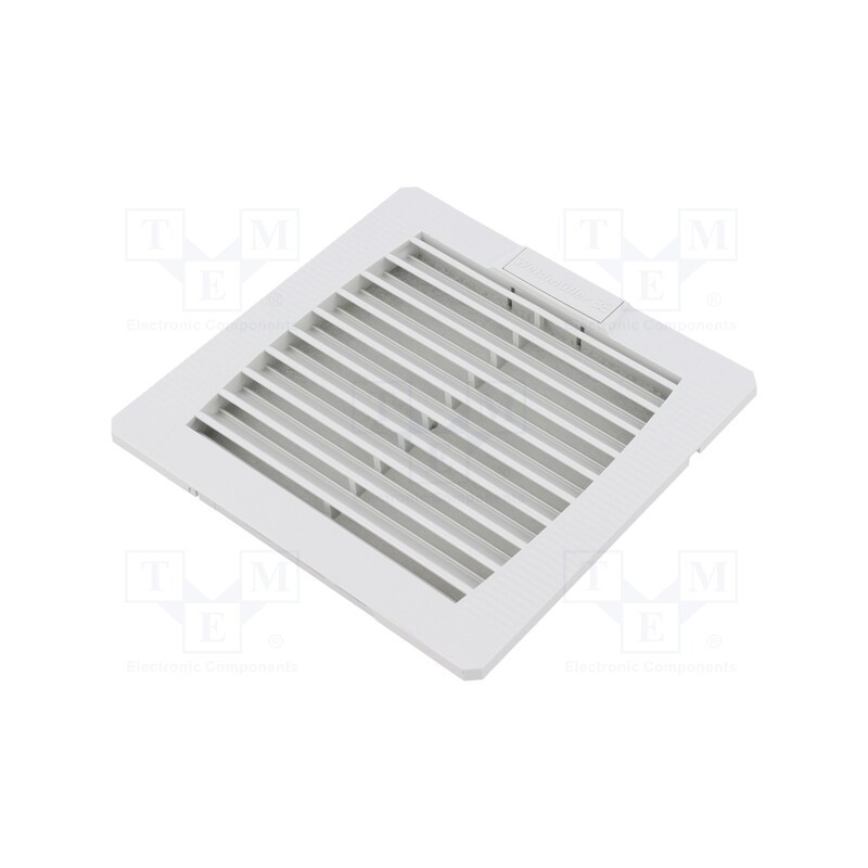 1 pcs x WEIDMu00dcLLER - EF 10 54 GY - Filter, Cutout: 92x92mm, D: 19mm, IP54, Mounting: push-in, grey