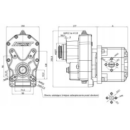 Strong set for PTO multiplier pump 68l min