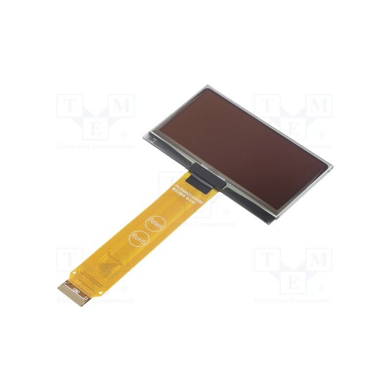 1 pcs x RAYSTAR OPTRONICS - REX012864GWPP3N00E000 - Display: OLED, graphical, 2.42', 128x64, Dim: 60.5x37x2.01mm, white