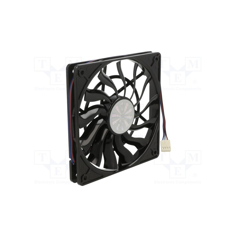 1 pcs x Akasa - AK-FN078 - Fan: DC, axial, 12VDC, 120x120x15mm, 30.32dBA, EBR, 600÷1600rpm