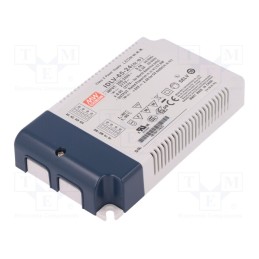 1 pcs x MEAN WELL - IDLV-65-24 - Power supply: switched-mode, LED, 58W, 24VDC, 2.4A, 180÷295VAC