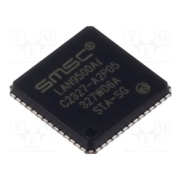 1 pcs x MICROCHIP TECHNOLOGY - LAN9500AI-ABZJ - IC: Ethernet controller, 10/100Base-T, VQFN56, 3.3V, -40÷85°C