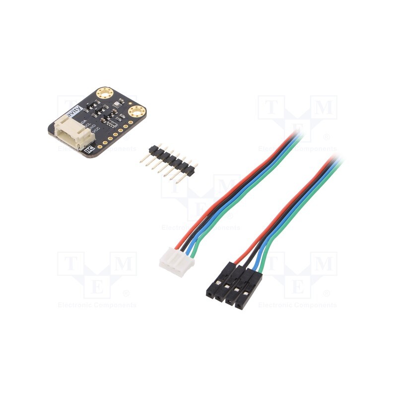 1 pcs x DFROBOT - SEN0251 - Sensor: atmospheric, barometer, I2C, 3.3÷5VDC, IC: BMP388, Gravity