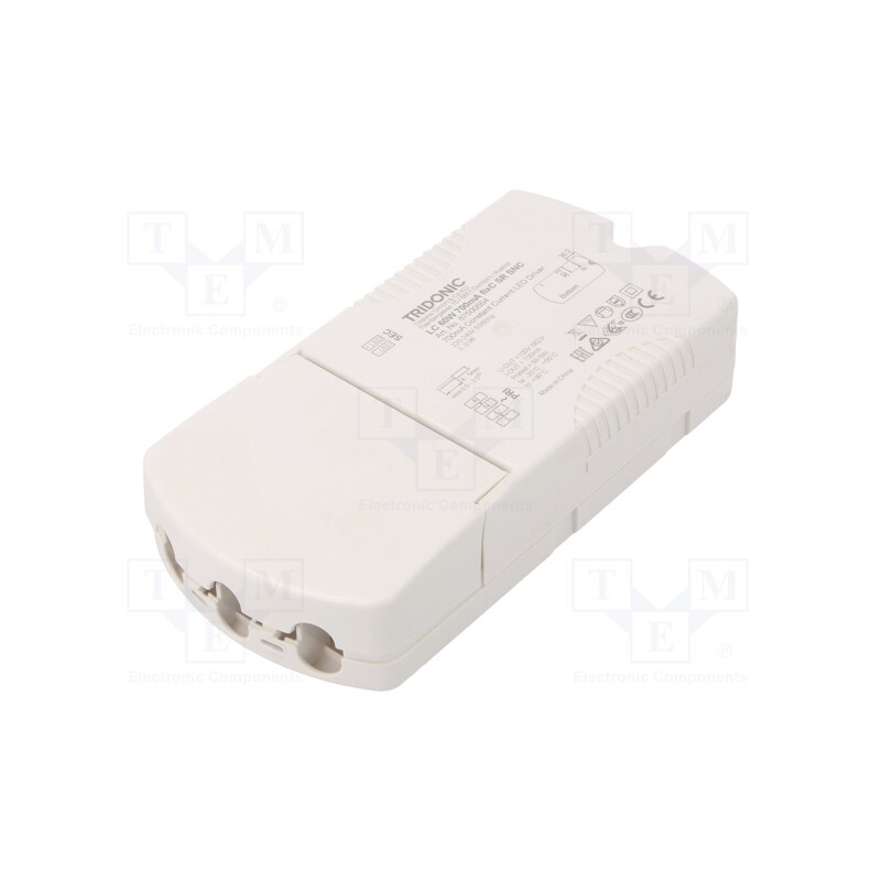 1 pcs x TRIDONIC - 87500554 - Power supply: switched-mode, LED, 60W, 60÷85VDC, 700mA, 198÷264VAC