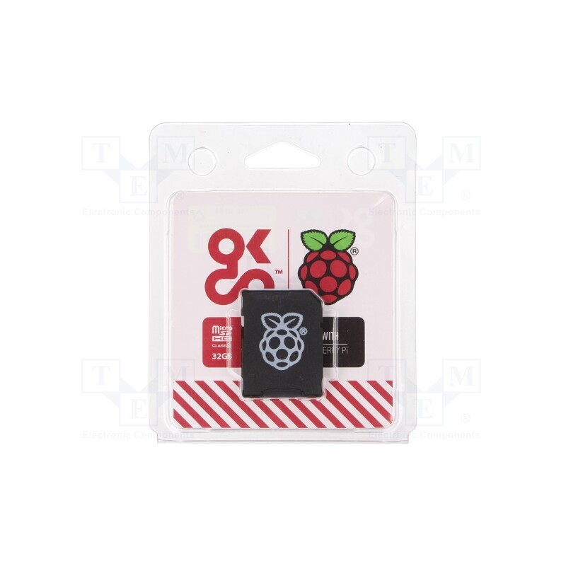 1 pcs x RASPBERRY PI - RASPBERRY PI NOOBS SD SOFTWARE 32GB - Extension module