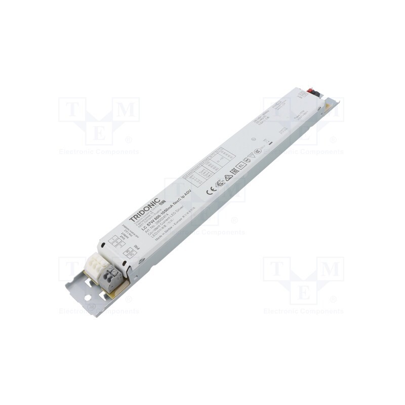 1 pcs x TRIDONIC - LC 57W 800-1050MA FLEXC LP ADV - Power supply: switched-mode, LED, 57W, 20÷54VDC, 1050mA, -20÷55°C