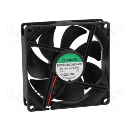 1 pcs x SUNON - EE92252B1-000U-A99 - Fan: DC, axial, 24VDC, 92x92x25mm, 87.55m3/h, 34dBA, ball bearing