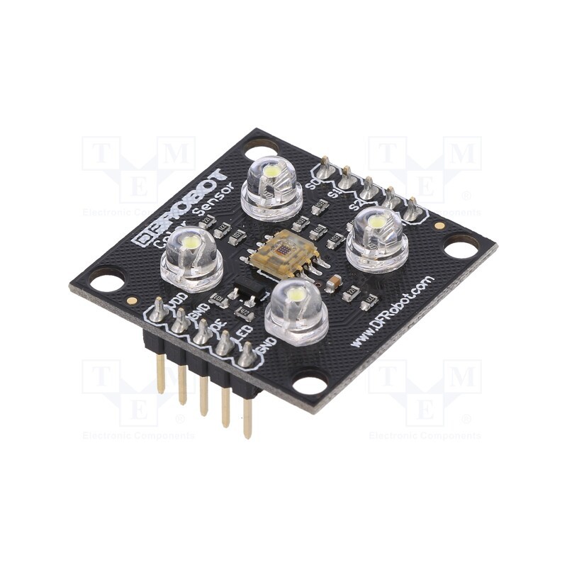 1 pcs x DFROBOT - SEN0101 - Sensor: colour, TTL, 2.7÷5.5VDC, IC: TCS3200