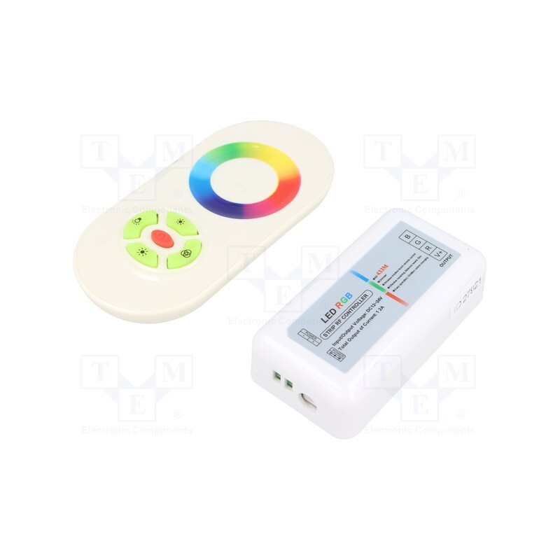 1 pcs x OPTOFLASH - CTR-RGB-4A-02 - LED controller, RGB lighting control, Ch: 3, 12A, white, -20÷40°C