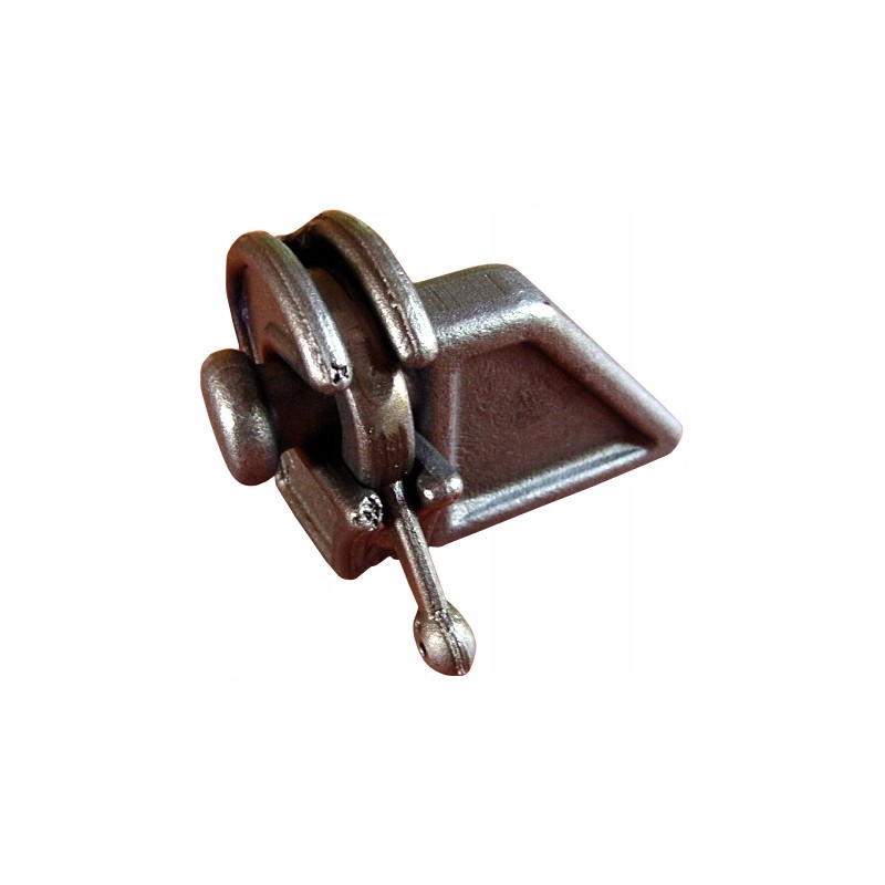 Upper hinge of the rear side of the tipper, turret set