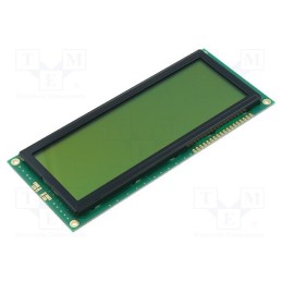 1 pcs x RAYSTAR OPTRONICS - RC2004C-YGN-ESX - Display: LCD, alphanumeric, STN Positive, 20x4, yellow-green
