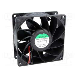1 pcs x SUNON - PMD1209PMB3-A(2).GN - Fan: DC, axial, 12VDC, 92x92x38mm, 155.79m3/h, 50.3dBA, Len: 300mm