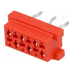 250 pcs x TE Connectivity - 7-215079-6 - Micro-MaTch, socket, female, PIN: 6, THT, on PCBs, Layout: 2x3