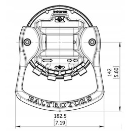 Hydraulic rotator gripper gr30 3000kg baltrotors
