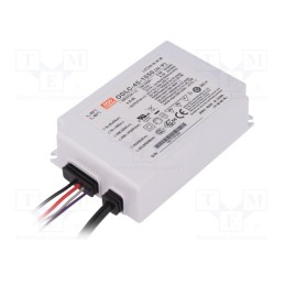 1 pcs x MEAN WELL - ODLC-45-1050 - Power supply: switched-mode, LED, 45W, 26÷43VDC, 1050mA, 90÷295VAC