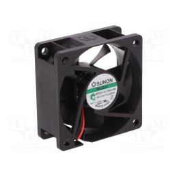 1 pcs x SUNON - MF60251V2-1000U-A99 - Fan: DC, axial, 12VDC, 60x60x25mm, 32.62m3/h, 22dBA, Vapo, 3800rpm