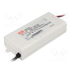 1 pcs x MEAN WELL - PCD-60-2400B - Power supply: switched-mode, LED, 60W, 15÷25VDC, 2400mA, IP42, 84%